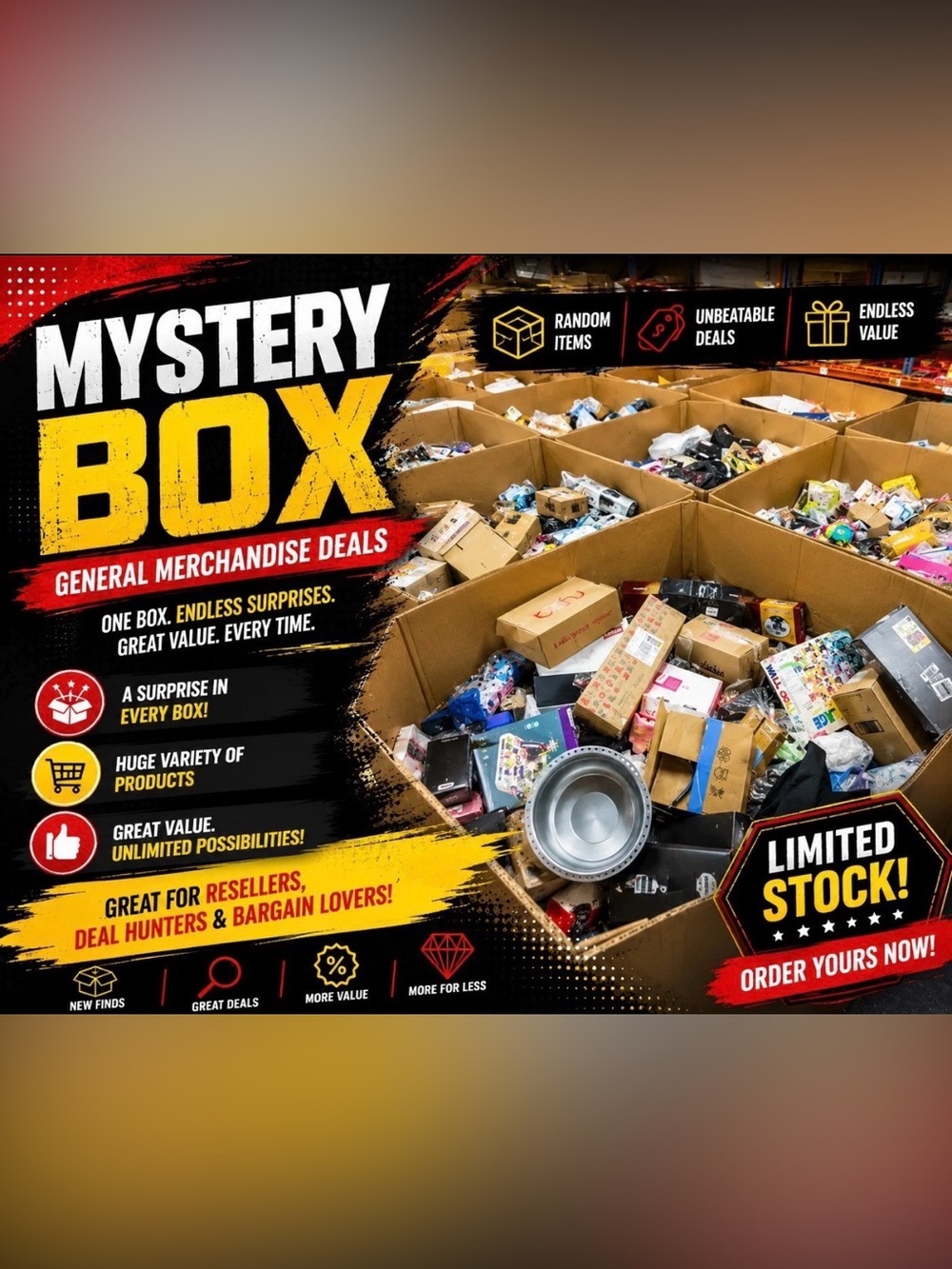 Mystery Box Mixed Merchandise - Assorted